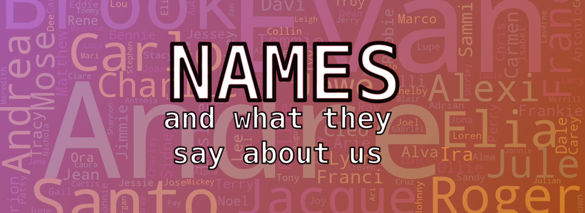 Names and What They Say
