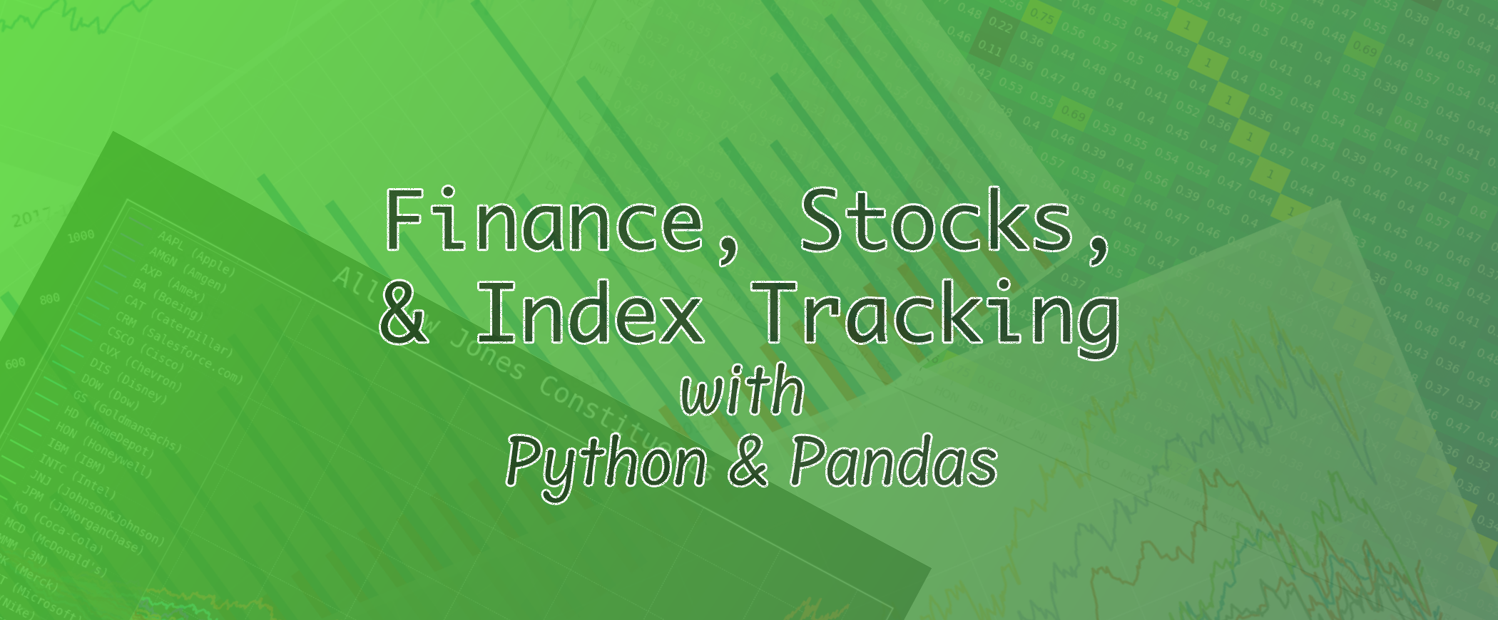 💰 Finance, Stocks, & Index Tracking with Python & Pandas